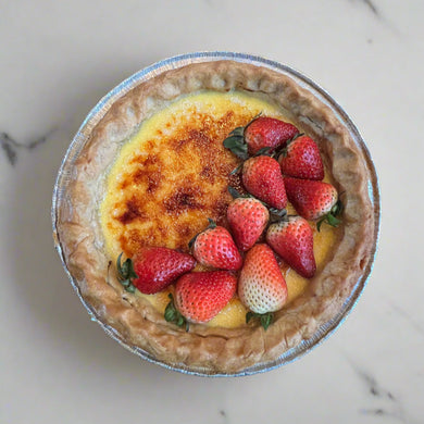 Signature Vanilla Creme Brulee Pie