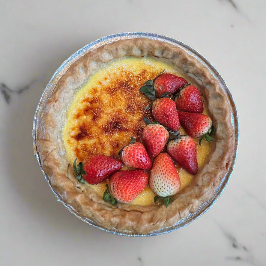 Signature Vanilla Creme Brulee Pie