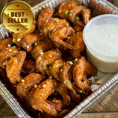 Buffalo Wings with Sour Cream Dip