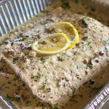 Load image into Gallery viewer, Baked Salmon with Mushroom Cream Sauce